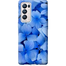 Чохол на Oppo Reno5 Pro Plus Сині квіти 526u-2243