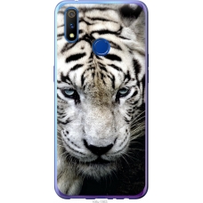 Чохол на Realme 3 Pro Сумний білий тигр 106u-1863