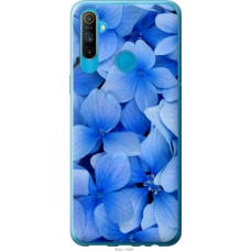 Чохол на Realme C3 Сині квіти 526u-1889