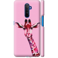 Чохол на Realme X2 Pro Рожева жирафа 4441m-1866