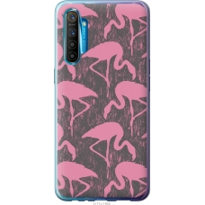 Чохол на Realme XT Vintage-Flamingos 4171u-1868