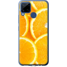 Чохол на Realme C15 Часточки апельсину 3181u-2063