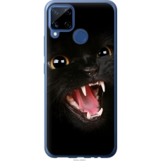 Чохол на Realme C15 Чорна кішка 932u-2063