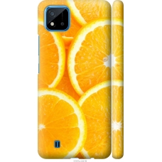 Чохол на Realme C11 2021 Часточки апельсину 3181m-2485