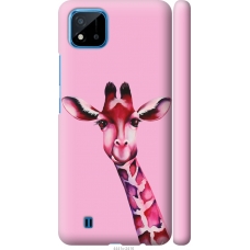 Чохол на Realme C20A Рожева жирафа 4441m-2416