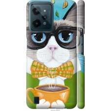 Чохол на Realme C31 Cat Coffee 4053m-2593