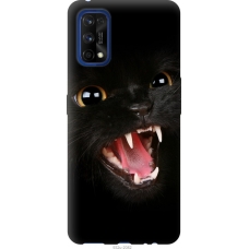 Чохол на Realme 7 Pro Чорна кішка 932u-2082