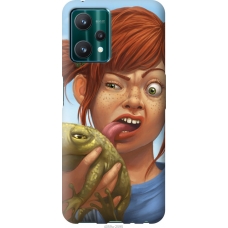 Чохол на Realme 9 Pro Рудоволоса дівчинка з жабою 4059u-2595