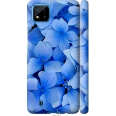 Чохол на Realme C11 2021 Сині квіти 526m-2485