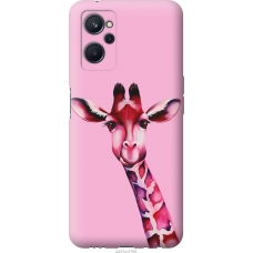 Чохол на Realme 9i Рожева жирафа 4441u-2705