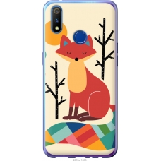 Чохол на Realme X Lite Rainbow fox 4010u-2030