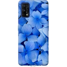 Чохол на Realme 7 Pro Сині квіти 526u-2082