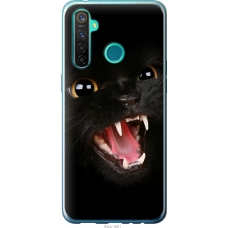 Чохол на Realme 5 Pro Чорна кішка 932u-1861