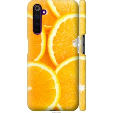Чохол на Realme 6 Pro Часточки апельсину 3181m-1893