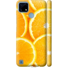 Чохол на Realme C21 Часточки апельсину 3181m-2321