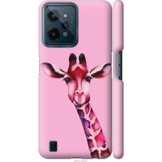 Чохол на Realme C31 Рожева жирафа 4441m-2593