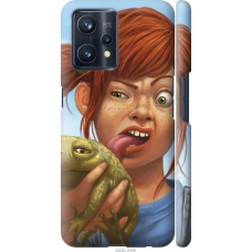 Чохол на Realme 9 Pro Plus Рудоволоса дівчинка з жабою 4059m-2596