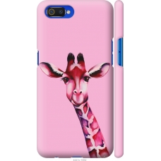 Чохол на Realme C2 Рожева жирафа 4441m-1852