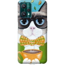 Чохол на Realme 9 Pro Cat Coffee 4053u-2595