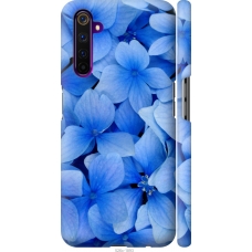 Чохол на Realme 6 Pro Сині квіти 526m-1893