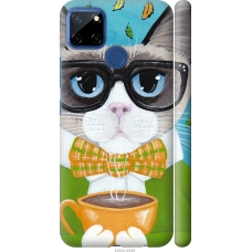 Чохол на Realme C12 Cat Coffee 4053m-2240