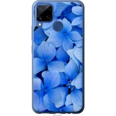 Чохол на Realme C15 Сині квіти 526u-2063