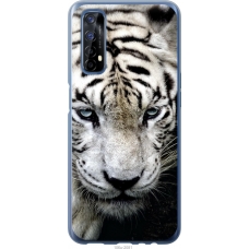 Чохол на Realme 7 Сумний білий тигр 106u-2081