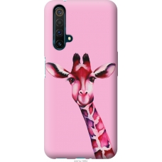 Чохол на Realme X50 Рожева жирафа 4441u-1894