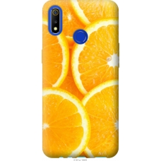 Чохол на Realme 3 Часточки апельсину 3181u-1869