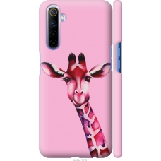 Чохол на Realme 6 Рожева жирафа 4441m-1913