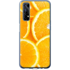 Чохол на Realme 7 Часточки апельсину 3181u-2081