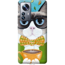 Чохол на Xiaomi 12 Pro Cat Coffee 4053u-2560