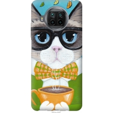 Чохол на Xiaomi Mi 10T Lite Cat Coffee 4053u-2097