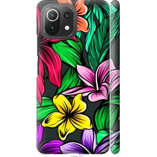 Чохол на Xiaomi Mi 11 Lite Тропічні квіти 1 4753m-2281