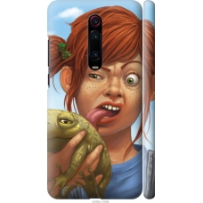 Чохол на Xiaomi Redmi K20 Pro Рудоволоса дівчинка з жабою 4059m-1816