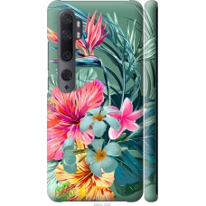 Чохол на Xiaomi Mi Note 10 Тропічні квіти v1 4667m-1820