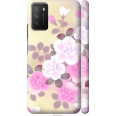 Чохол на Xiaomi Poco M3 Японські квіти 2240m-2200