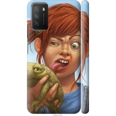 Чохол на Xiaomi Poco M3 Рудоволоса дівчинка з жабою 4059m-2200