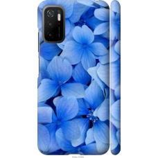 Чохол на Xiaomi Poco M3 Pro Сині квіти 526m-2369
