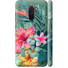Чохол на Xiaomi Pocophone F1 Тропічні квіти v1 4667m-1556