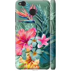 Чохол на Xiaomi Redmi 4X Тропічні квіти v1 4667m-778