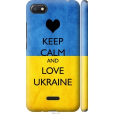 Чохол на Xiaomi Redmi 6A Keep calm and love Ukraine 883m-1531