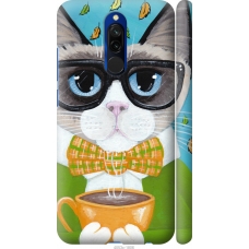 Чохол на Xiaomi Redmi 8 Cat Coffee 4053m-1806