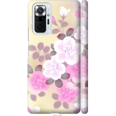 Чохол на Xiaomi Redmi Note 10 Pro Японські квіти 2240m-2297