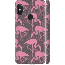 Чохол на Xiaomi Redmi Note 5 Vintage-Flamingos 4171m-1516