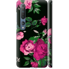 Чохол на Xiaomi Mi 10 Троянди на чорному фоні 2239m-1860