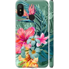 Чохол на Xiaomi Mi A2 Lite Тропічні квіти v1 4667m-1522