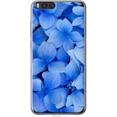Чохол на Xiaomi Mi Note 3 Сині квіти 526u-978