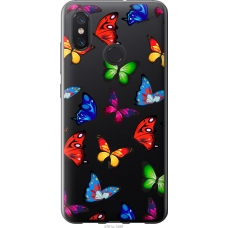Чохол на Xiaomi Mi8 Барвисті метелики 4761u-1499