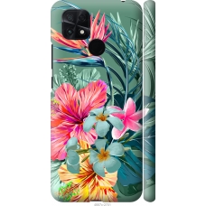 Чохол на Xiaomi Poco C40 Тропічні квіти v1 4667m-2701